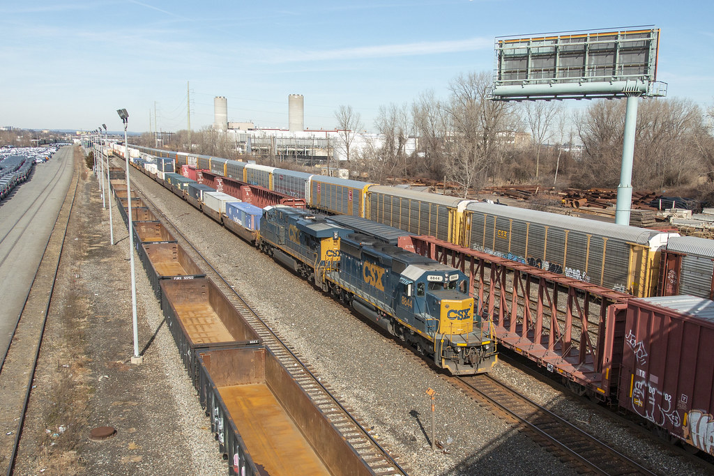Ex Con Intermodal | One of CSX's former Conrail SD40-2's lea… | Flickr