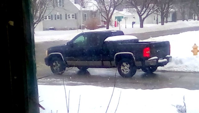 Pickup truck on a snowy day! -HTT Menominee Michigan