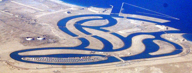 A PLAN IN THE SAND....DUBAI AS SEEN FROM THE AIR.