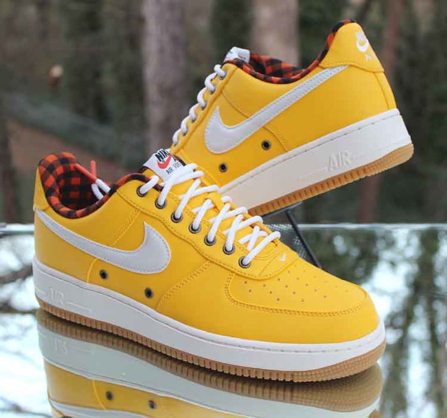 Nike Jr Air Force 1 High Lv 8 Gs Jr 807617-701 shoes yellow - KeeShoes