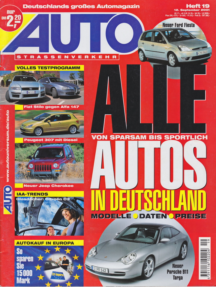 Image of Auto Strassenverkehr - 2001-19 - Cover