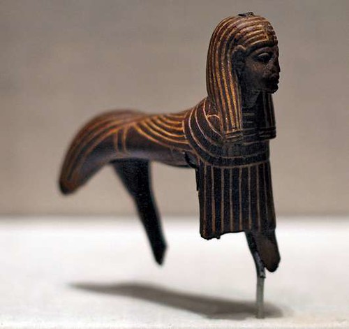 sphinx-wood-paint-Thebes-Egypt-New-York-36-bce