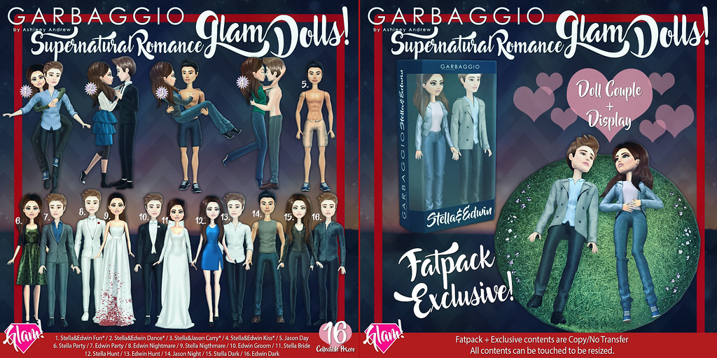 Garbaggio Supernatural Romance Glam Dolls Gacha Key+Exclusive