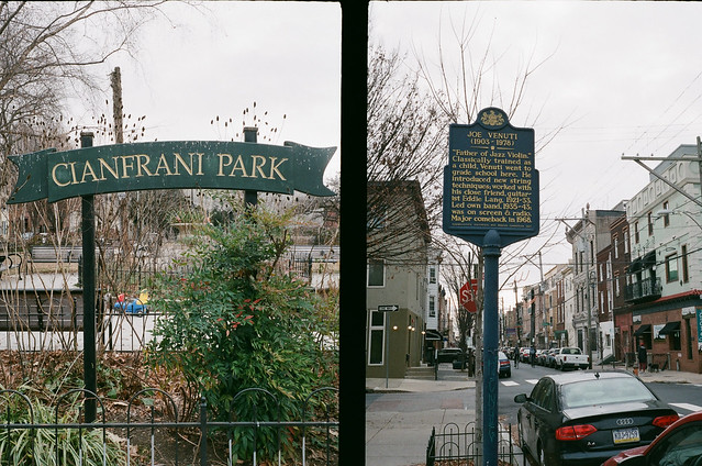 Cianfrani Park and Joe Venuti Historical Marker
