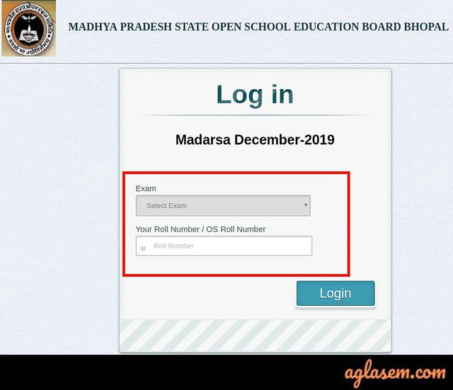 MP Madarsa 10th Result December 2019