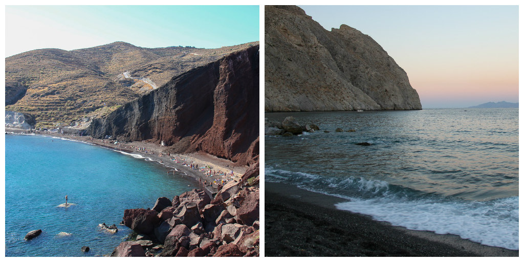 santorini beaches