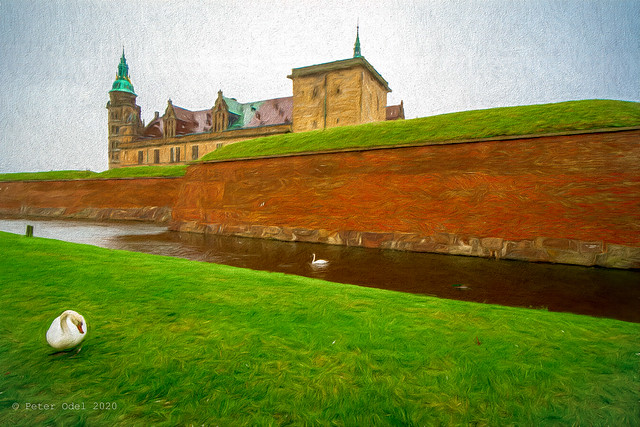 Kronborg Castle. Painted series 4