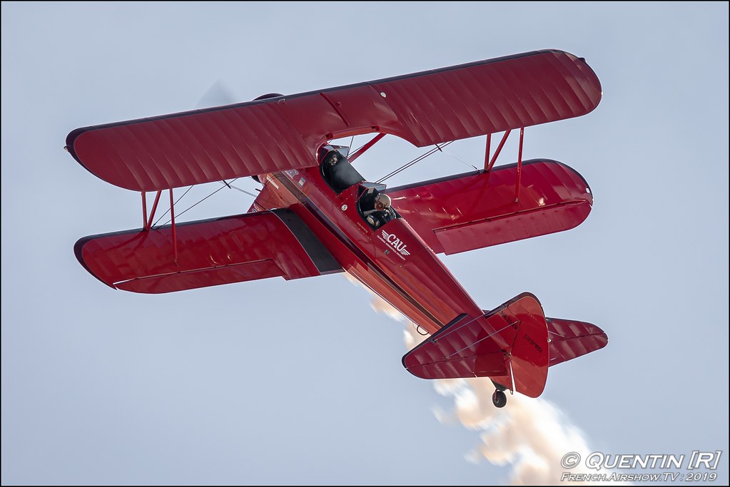 Stearman PT-17 Vicky Benzing N63529 Aviation Nation 2019 airshow Nellis Air Force Base Las Vegas USA Canon Sigma France French Airshow TV photography Airshow Meeting Aerien 2019