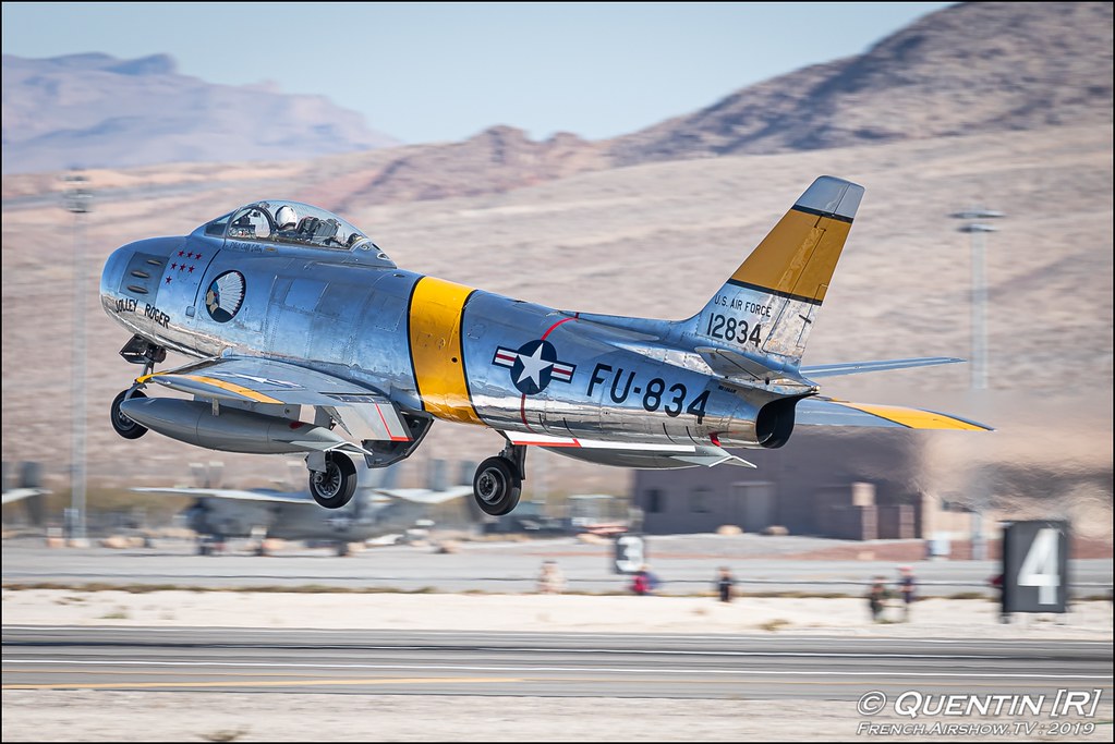 Heritage Flight F86 Sabre & F-35 Lightning II Demo Team ACC Aerial Events Aviation Nation 2019 airshow Nellis Air Force Base Las Vegas USA Canon Sigma France French Airshow TV photography Airshow Meeting Aerien 2019