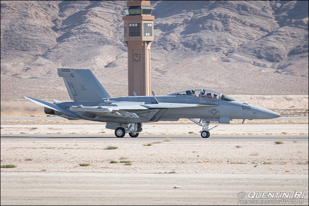 EA-18G Growler U.S. Navy Growler Demo Team Aviation Nation 2019 airshow Nellis Air Force Base Las Vegas USA Canon Sigma France French Airshow TV photography Airshow Meeting Aerien 2019