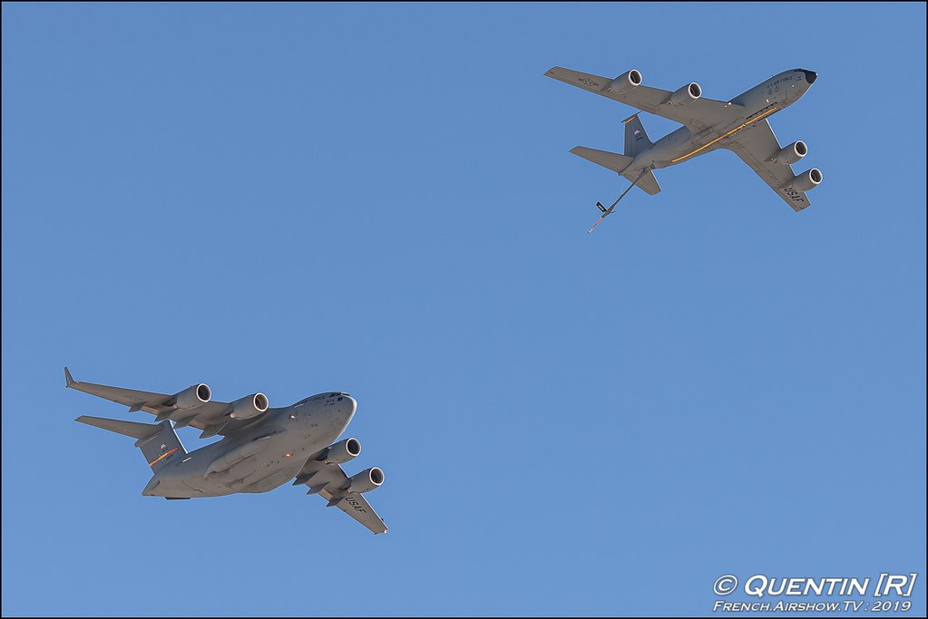 C-17 Globemaster III & KC-135 Stratotanker Aviation Nation 2019 airshow Nellis Air Force Base Las Vegas USA Canon Sigma France French Airshow TV photography Airshow Meeting Aerien 2019