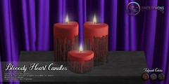 {ID} Bloody Hearts Candles Fatpack