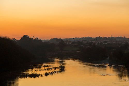 barcelos minho portugal fernandostankuns portogallo rio cávado river fiume pordosol tramonto sunset