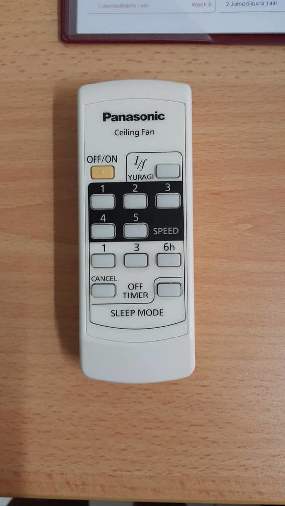 Model PSN-FM15E2 Ceiling Fan Remote Control Replacement @ Panasonic Malaysia PJ Seksyen 13