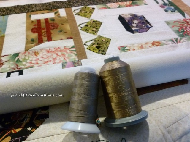 Finishing the Teacups Quilt Along at FromMyCarolinaHome.com