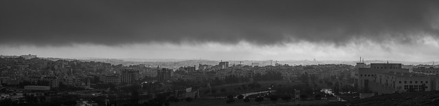 Amman, passing winter storm