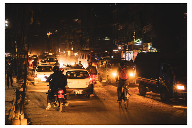 Night Bikes - Near Boudha Stupa, Kathmandu - Nepal_Web 1-E_Scaled
