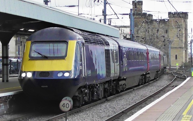 Scotrail HST Power Car No. 43143 at Newcastle Central - 4th Feb 2020
