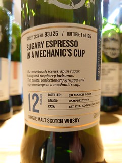 SMWS 93.125 - Sugary espresso in a mechanic's cup