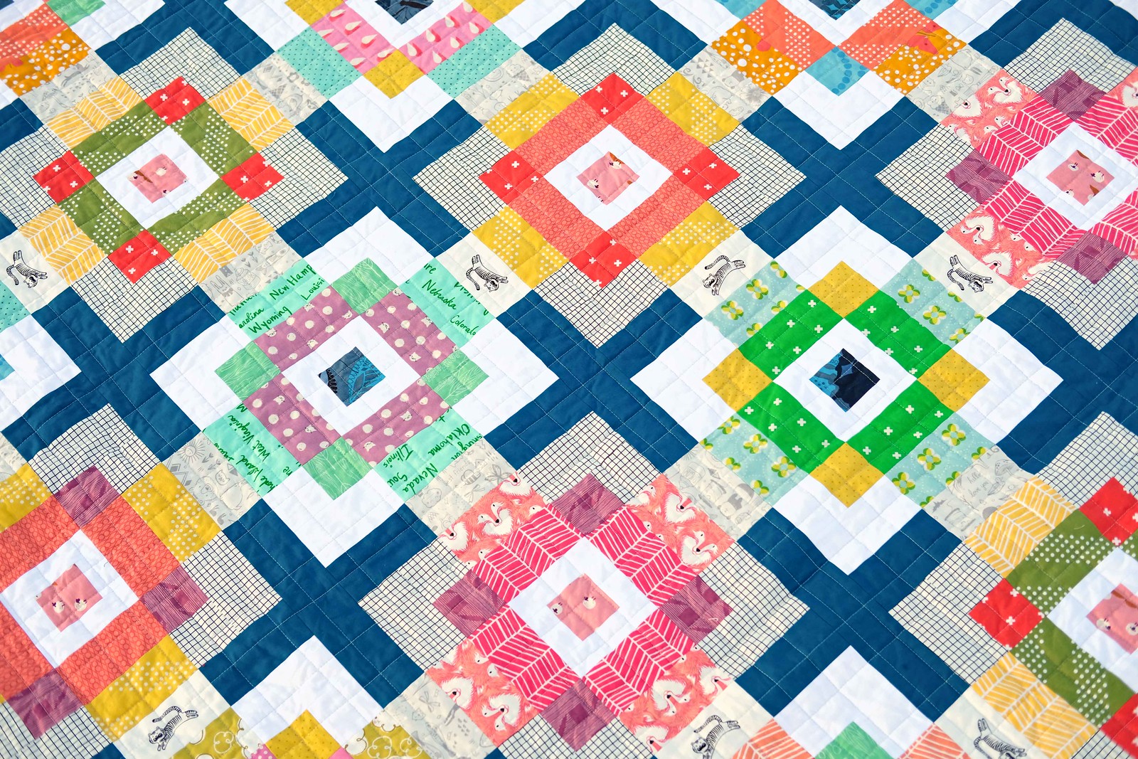 The Birdie Quilt (Jelly Roll Version) - Kitchen Table Quilting
