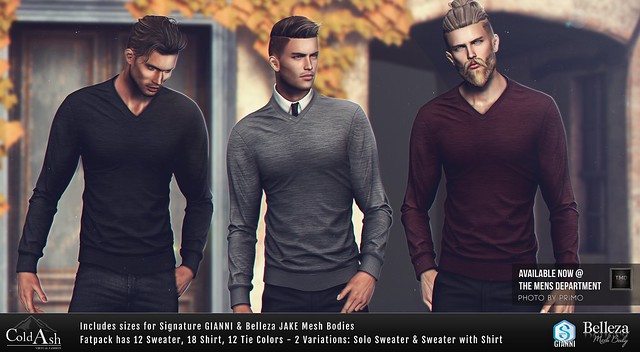 OUT NOW! FINCH V-NECK SWEATER COMBO @ TMD FEB