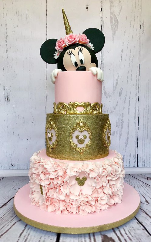 Minnie Mouse Unicorn Cake by The Cake Fairy