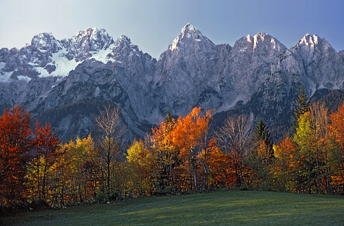 slovenia julianalps martuljekgroup autumn outdoors outside hiking landscape mountain