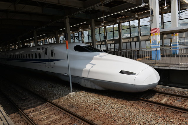 My 2nd Shinkansen ride- this time from Osaka to Hiroshima