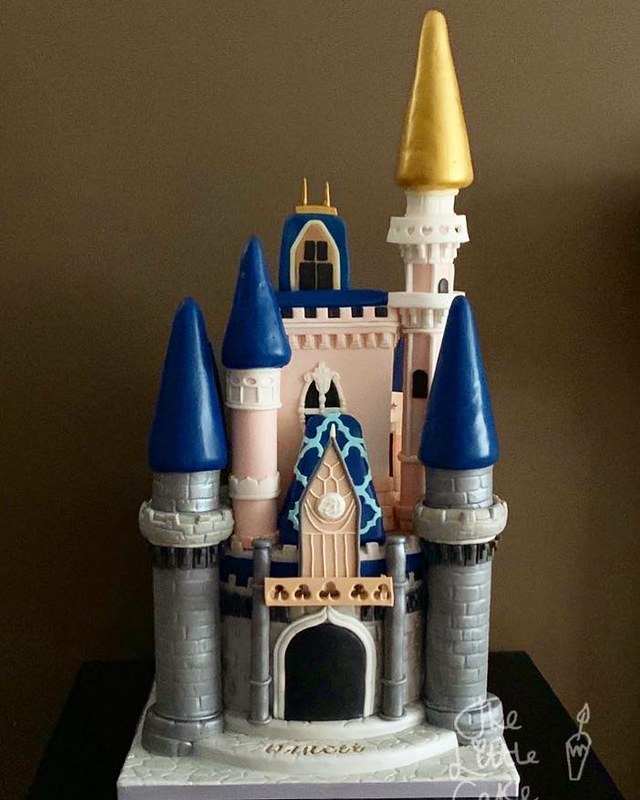 Disney Castle Cake by The Little Cake Company