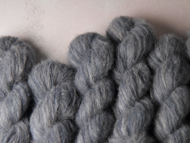 Fuzzy Lace – Brushed Baby Suri Alpaca & Silk hand dyed yarn 25g – ‘Southbank’