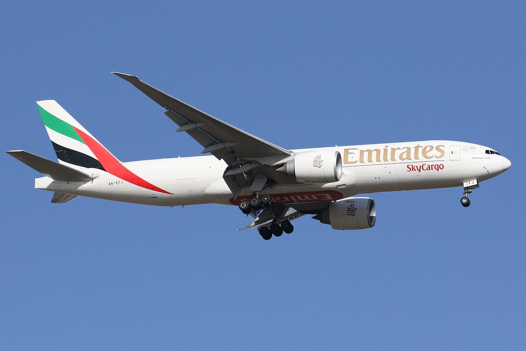 A6-EFJ Emirates SkyCargo Boeing B777-F1H