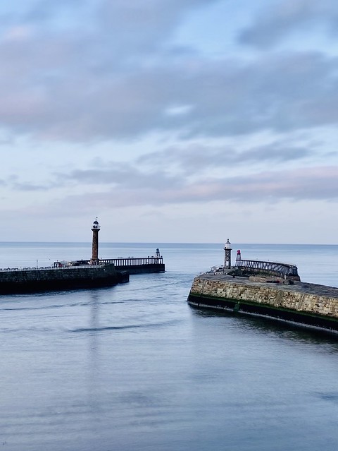 Long exposure of Whitby harbour