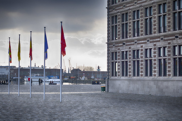 HDR: Antwerp - view from the Harbor House