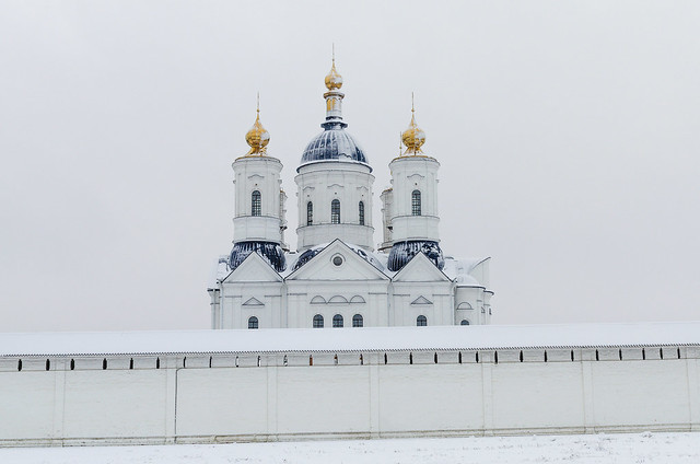 The Svensky Assumption Monastery is a male monastery of the Bryansk diocese of the Russian Orthodox Church