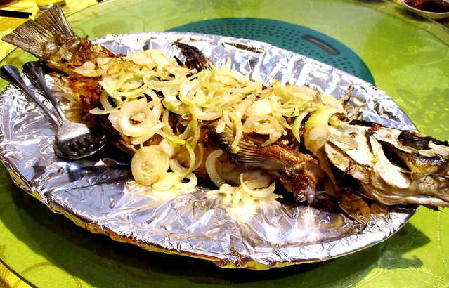 Ikan semah, grilled