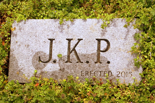 The original burial site of President James K. Polk