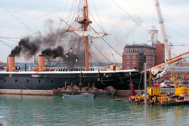 HMS Warrior, Portsmouth Harbour, September 2nd 1996