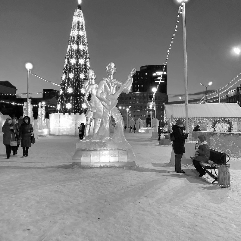 Ледяной городок Чердачинска