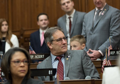 Rep. John Fusco listens during the opening day of the 2020 legislative session.
