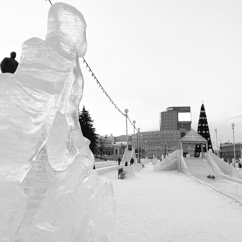 Ледяной городок Чердачинска