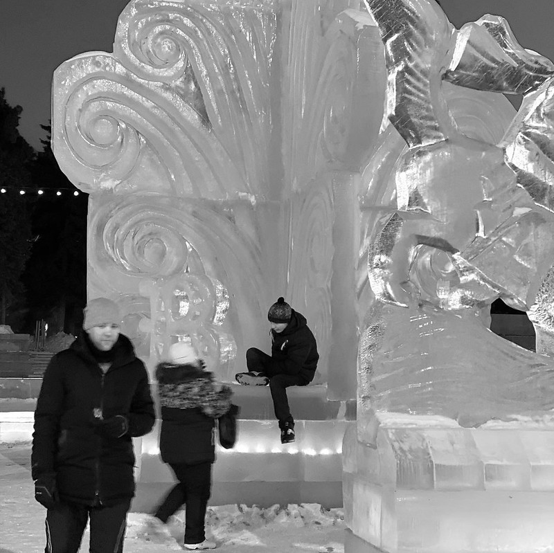 Ледяной городок Чердачинска