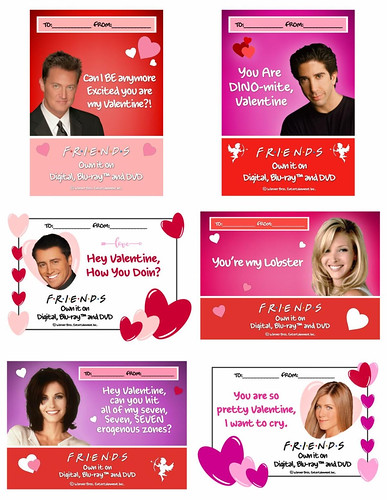 printable Valentine's Day cards & recipes from Friends TV - #OwnFriendsTV #MySillyLittleGang