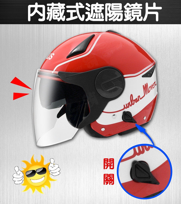 內藏式遮陽鏡片
