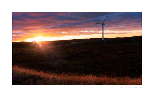 hebrides isleoflewis lochabhlarbhuidhe lochs scotland sigma1020 unlimitedphotos grass landscape outdoor photoborder sunset wideangle windmill grimshader whydanglelens