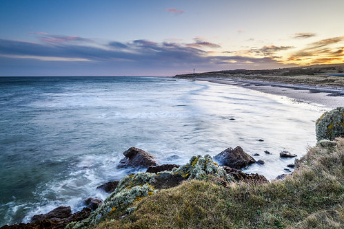 2020 beach covesea firth lighthouse lossiemouth scotland sea sunrise moray stoates steveoates olympus