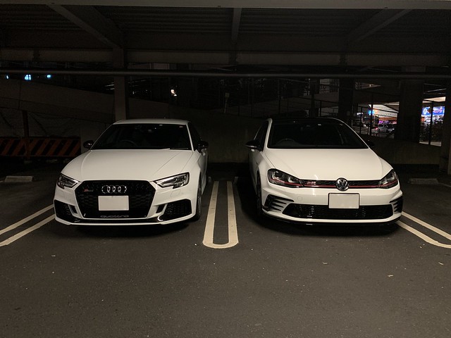 Audi RS3 and VW GOLF GTI Clubsport Track Edition