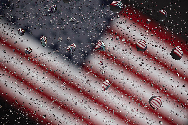 Raindrops On The Flag