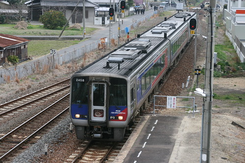 JR Shikoku N2000 series (2450 series) in Shido.Sta, Sanuki, Kagawa, Japan /Feb 3, 2020