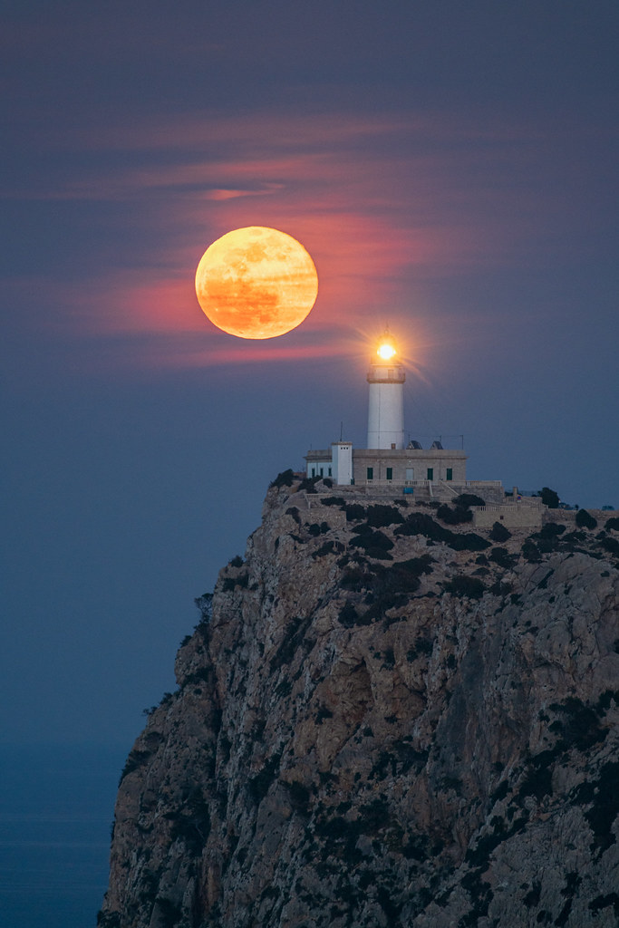 Moonrise, Formentor Lighthouse, Balearic Islands