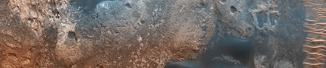 Bedrock Outcrops in Kaiser Crater2 - Mars